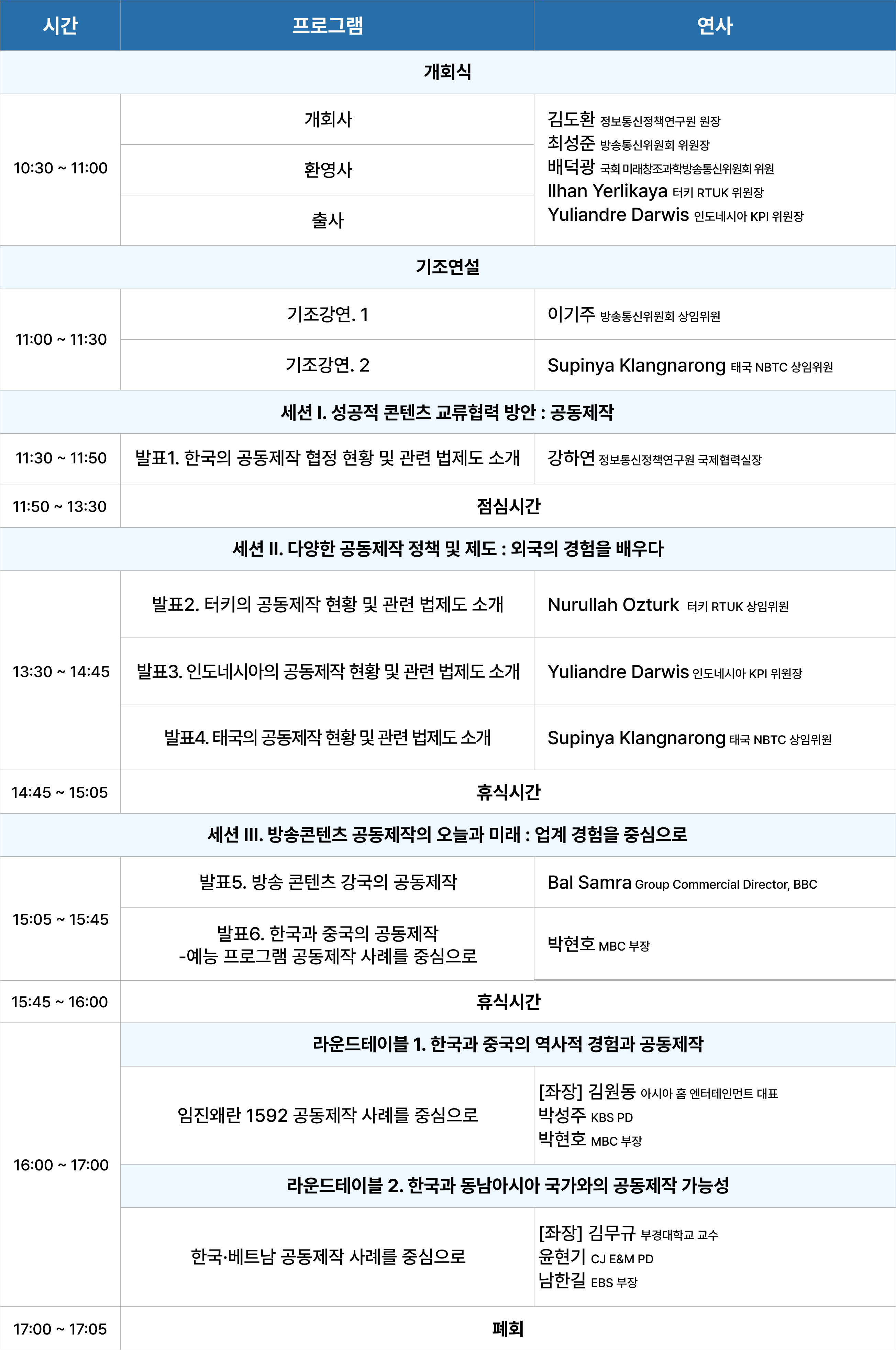 2016 프로그램